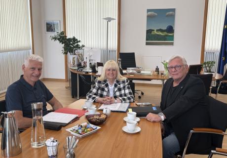 Gespräch mit Senatorin